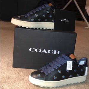 Coach Prairie Sneaker with real sheepskin